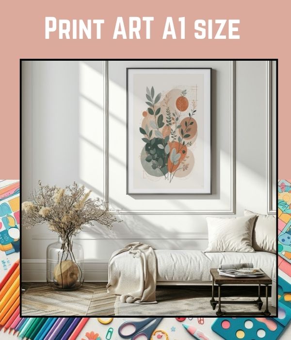 Free printable Eucalyptus Leaves Art Print (A1 Size)